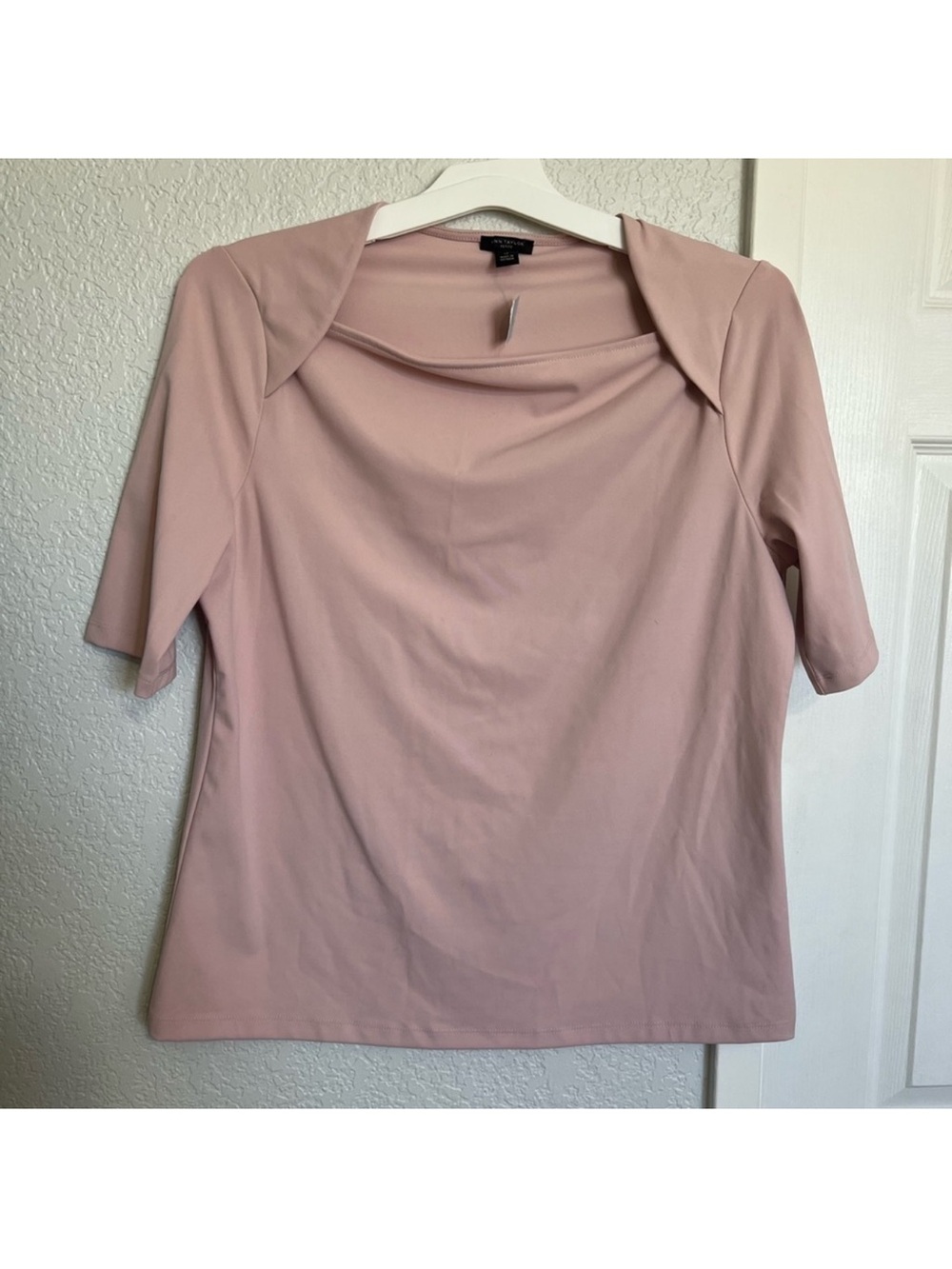 Ann Taylor Petite Blush Pink Shell